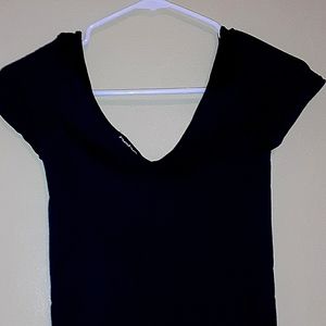 Off the shoulder shirt, not see through